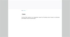 Desktop Screenshot of otlet-institute.org